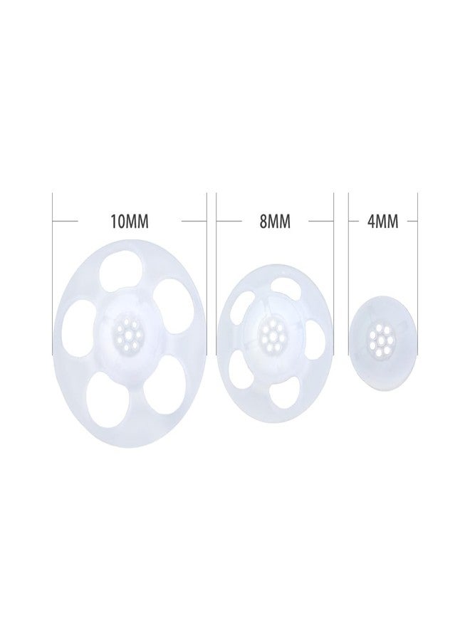 AIERTING Click Dome 8mm Open for Connexx,Siemens,Signia and Rexton RIC Hearing Aids with Cleaning Brush Tools (8MM) - Image 3